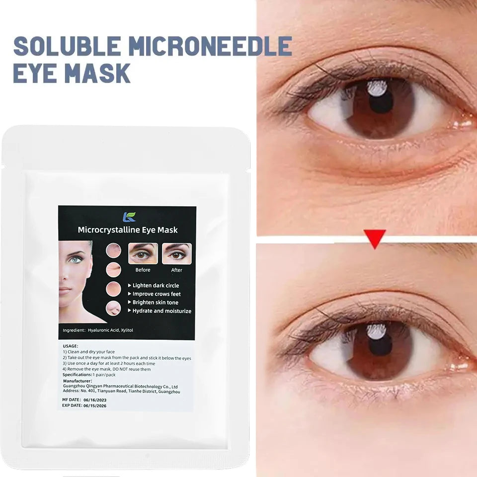Micro-needle Eye patch Hyaluronzuur Anti-rimpel Oogmasker Fijne Lijntjes Verwijderen. Hydraterend Oogmasker